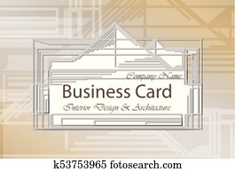 Business Card Interior Design and Architecture. Abstract modern backgrounds Business Card Interior Design and Architecture. Abstract modern backgrounds