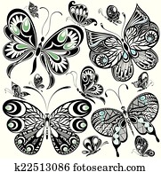 Butterfly set Butterfly set
