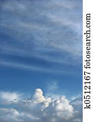 Cumulus and Cirrus Clouds