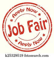 Job Fair-stamp Job Fair-stamp