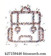 people in the form of a portfolio.