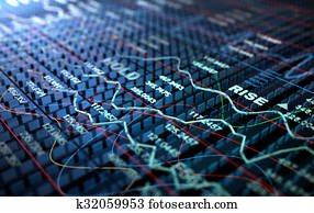 stock market, 3d, schaubild, hintergrund, 3d, abbildung