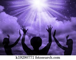 Woman worship and praise