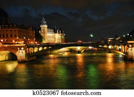 Nighttime Paris Nighttime Paris