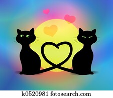 Valentine Cats Valentine Cats