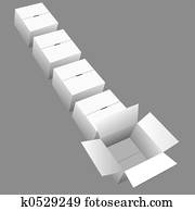 선박, 선, 의, boxes-cartons