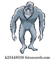Bigfoot illustration Bigfoot illustration