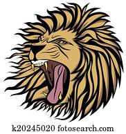 screaming lion vector screaming lion vector