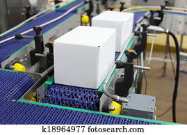 automação, -, correia transportadora