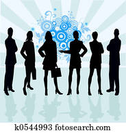 equipe affaires, -, vect