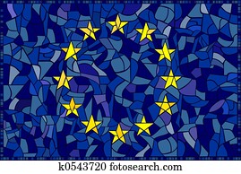EU glass mosaic