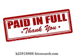 Paid in full Paid in full