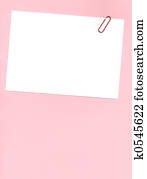 postit with paperclip