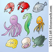 Sea creatures Sea creatures