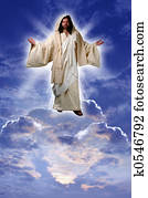 ישו, ב, a, ענן