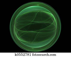 numerology number 1 green orb