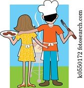 Grill Couple Grill Couple