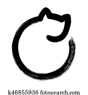 Minimal cat drawing Minimal cat drawing