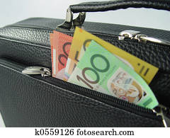 saco, e, dinheiro