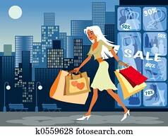 Shopping Girl Shopping Girl