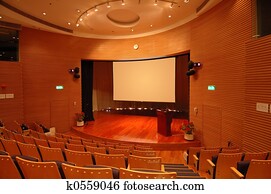 The theater stage The theater stage