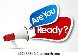 are you ready word and megaphone are you ready word and megaphone