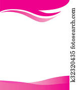 Pink Swirl Border Pink Swirl Border