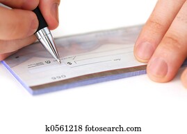 Writing a check