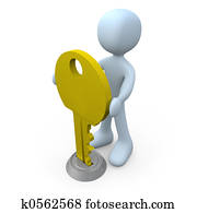 הקלד ב, חור המנעול