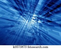 Blue cyberspace Blue cyberspace