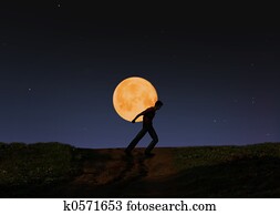 carrying the moon carrying the moon