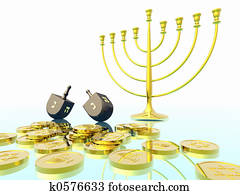 Hanukkah celebration. Hanukkah celebration.