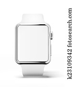 White smart watch White smart watch