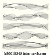 Abstract sound waves Abstract sound waves