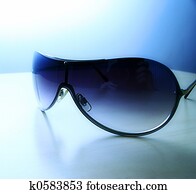 blue sunglasses