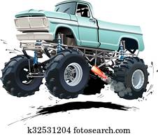Cartoon Monster Truck Cartoon Monster Truck