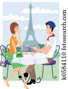 Couple in Paris Couple in Paris
