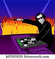 DJ party dance DJ party dance