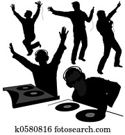 DJ silhouettes 2 DJ silhouettes 2