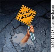 Road Hazard Concept Road Hazard Concept