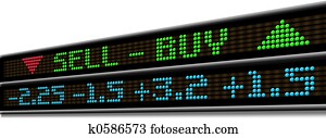 Stock Market ticker Stock Market ticker