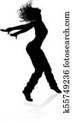 Street Dance Dancer Silhouette Street Dance Dancer Silhouette