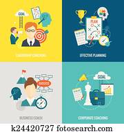 trainieren, geschaefts, flache