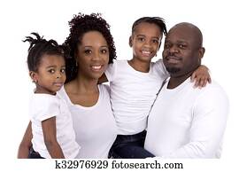 black casual family