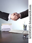 Business handshake