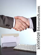 Business handshake