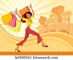 Girl shopping Girl shopping