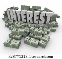 Interest Financial Income Earnings Money Stacks Credit Debt Fees Interest Financial Income Earnings Money Stacks Credit Debt Fees