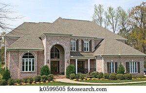 lujo, casa de ladrillo