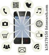 Social smart phone Social smart phone